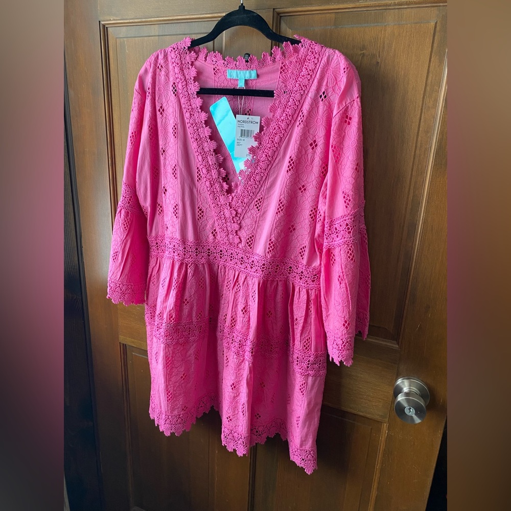 MELISSA ODABASH Victoria hot pink Barbiecore NEW size M